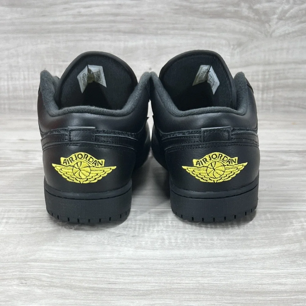 Nike Air Jordan 1 Low SE Men Size 11.5 Black Anthracite Tour Yellow IM6568-010